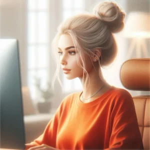 Professionnelle consultant ses réseaux sociaux – communication digitale par Simplcom L’agence