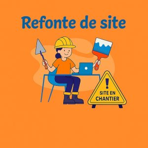 Refonte de site web par Simplcom L’agence – site internet en cours de rénovation