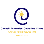 Logo Conseil Formation Catherine Girard, centre de formation, identité visuelle créée par Simplcom L’agence