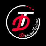Logo Dépousier Traiteur, traiteur événementiel, identité visuelle créée par Simplcom L’agence