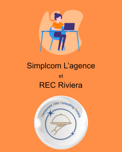 Visuel utilisé sur LinkedIn de Simplcom et REC Riviera